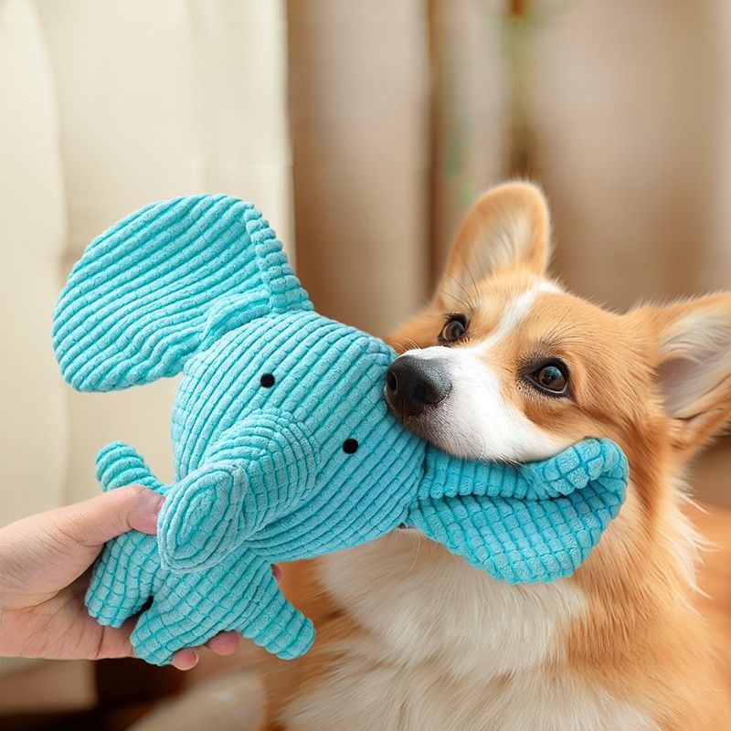 犬のおもちゃ ぞうさんふれんず 鳴き笛ぬいぐるみ