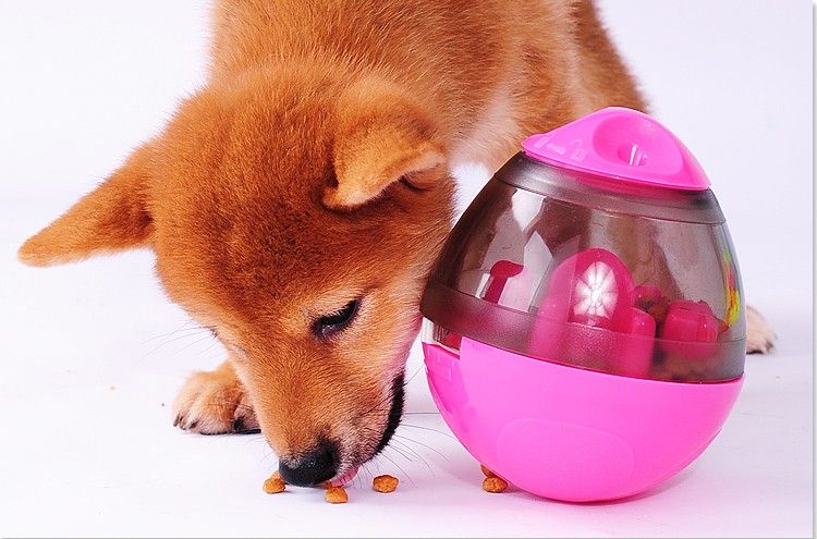 犬のおもちゃ ごきげんたまご 知育フードディスペンサー