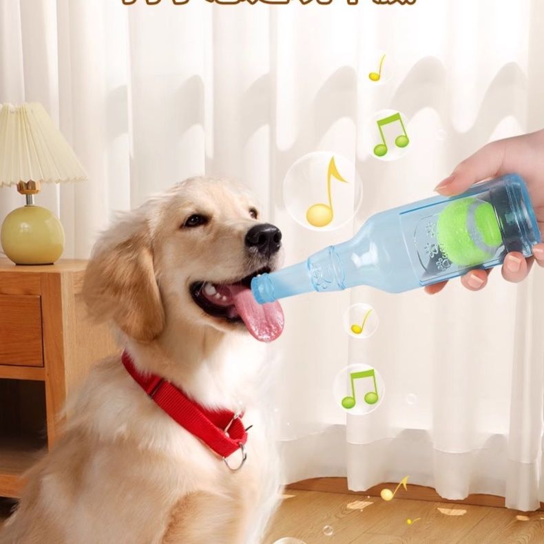 犬のおもちゃ 音が鳴るボトルおもちゃ