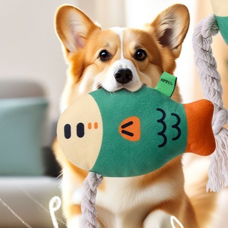 犬のおもちゃ さかなくん音鳴りぬいぐるみ