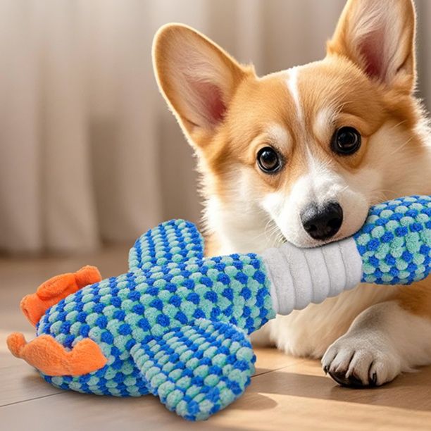 犬のおもちゃ もちもち恐竜くん ぬいぐるみ