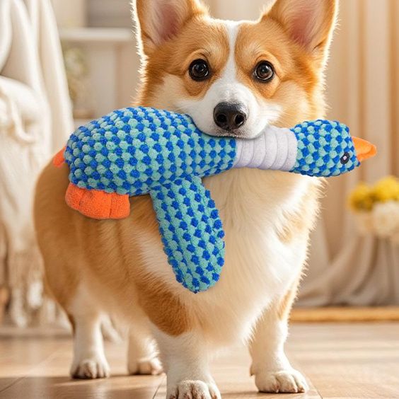犬のおもちゃ もちもち恐竜くん ぬいぐるみ