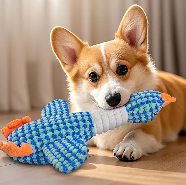 犬のおもちゃ もちもち恐竜くん ぬいぐるみ