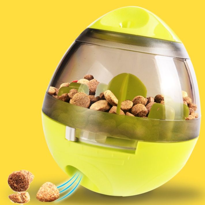 犬のおもちゃ 転がし餌出し玉 愛犬頭脳開発フィーダー