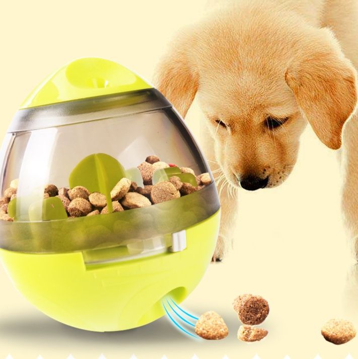 犬のおもちゃ 転がし餌出し玉 愛犬頭脳開発フィーダー