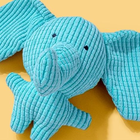 犬のおもちゃ ふわふわ象さん音鳴り犬用ぬいぐるみ玩具