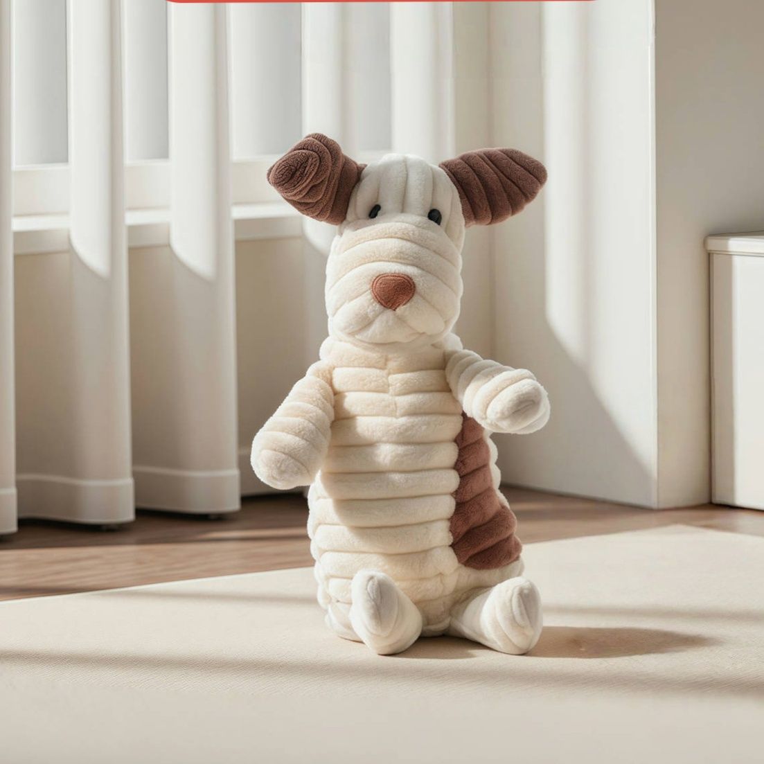 犬のおもちゃ 音の出る仲良し動物ぬいぐるみセット