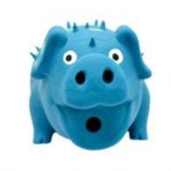 犬のおもちゃ 突起付き豚型音　ゴム製玩具