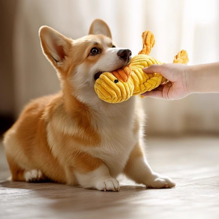 犬のおもちゃ 恐竜デザイン歯磨き機能付きぬいぐるみ玩具