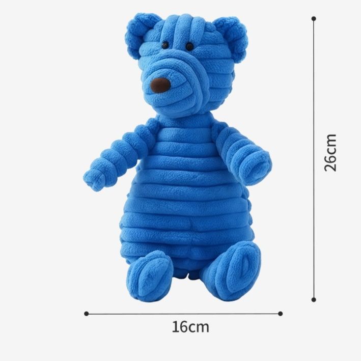 犬のおもちゃ 恐竜デザイン歯磨き機能付きぬいぐるみ玩具