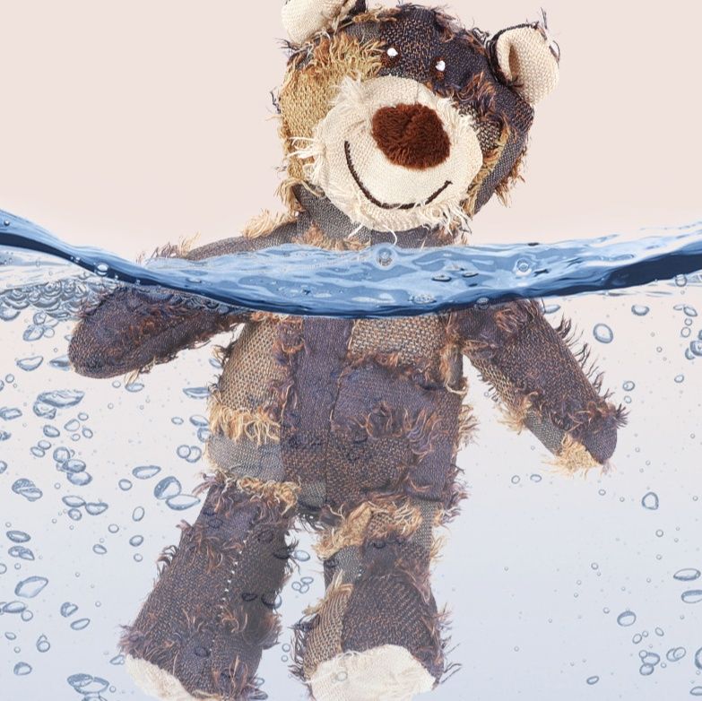 犬のおもちゃ くまさんぬいぐるみ音入りおもちゃ三体組