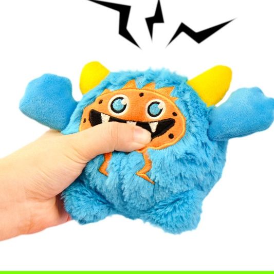 犬のおもちゃ もふもふ怪獣鳴き笛入りぬいぐるみ玩具