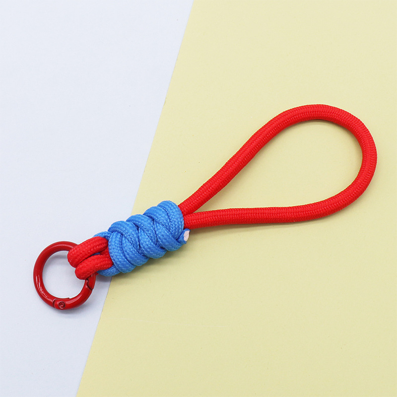 犬のおもちゃ 結び玉付き丸輪引っ張りロープ玩具