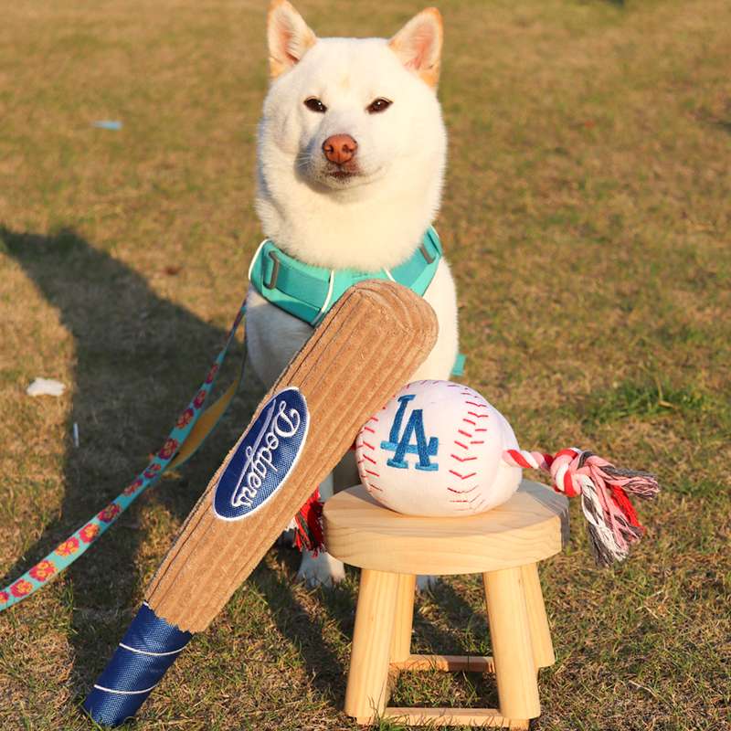 犬のおもちゃ 野球ファン犬のデンタルトイ