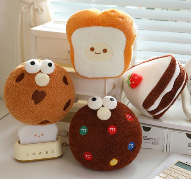 犬のおもちゃ 動く発声機能付き食べ物ぬいぐるみ犬用おもちゃ