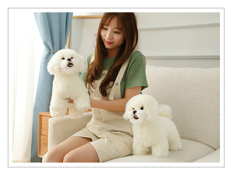 犬のおもちゃ もふもふビションフリーゼ