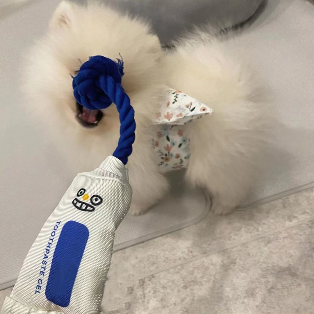 犬のおもちゃ にこにこ歯磨きロープトイ