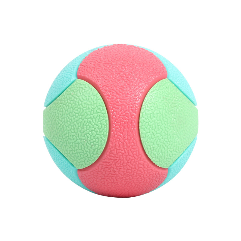 犬のおもちゃ 立体パターン柔らか素材の噛む遊び用ボール