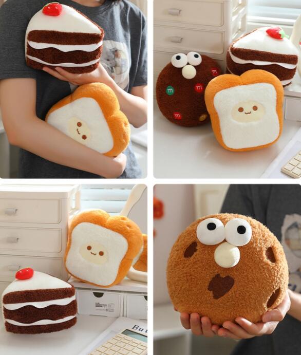 犬のおもちゃ 動く発声機能付き食べ物ぬいぐるみ犬用おもちゃ