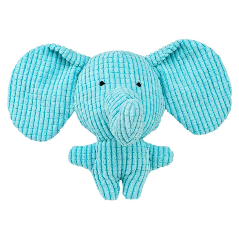 犬のおもちゃ ふわふわ象さん音鳴り犬用ぬいぐるみ玩具