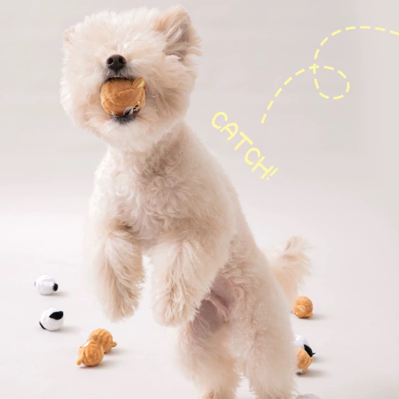 犬のおもちゃ ふわふわ動物ぬいぐるみ音鳴り　噛む