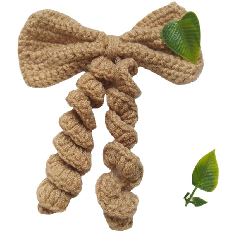 犬のおもちゃ 天然素材のリボン型編み込みロープ玩具