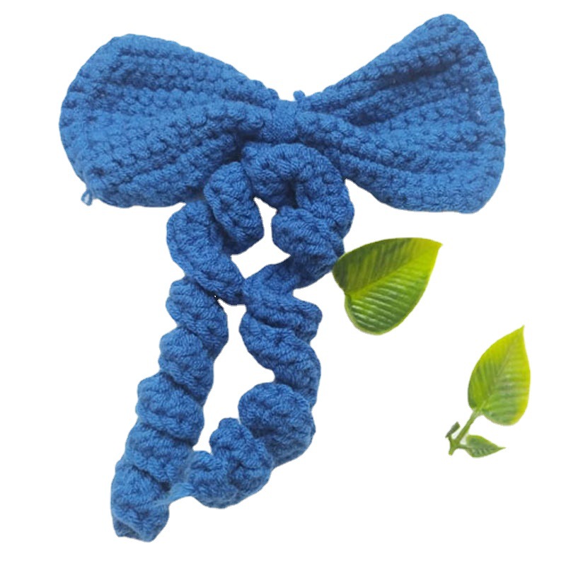 犬のおもちゃ 天然素材のリボン型編み込みロープ玩具