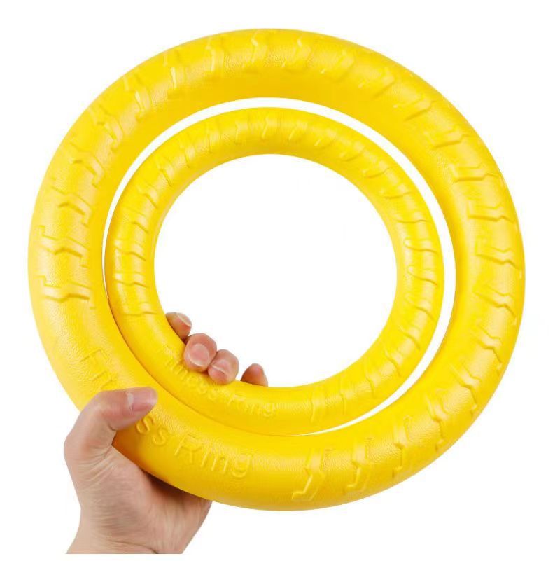 犬のおもちゃ 二重構造輪っか型早食い防止知育玩具