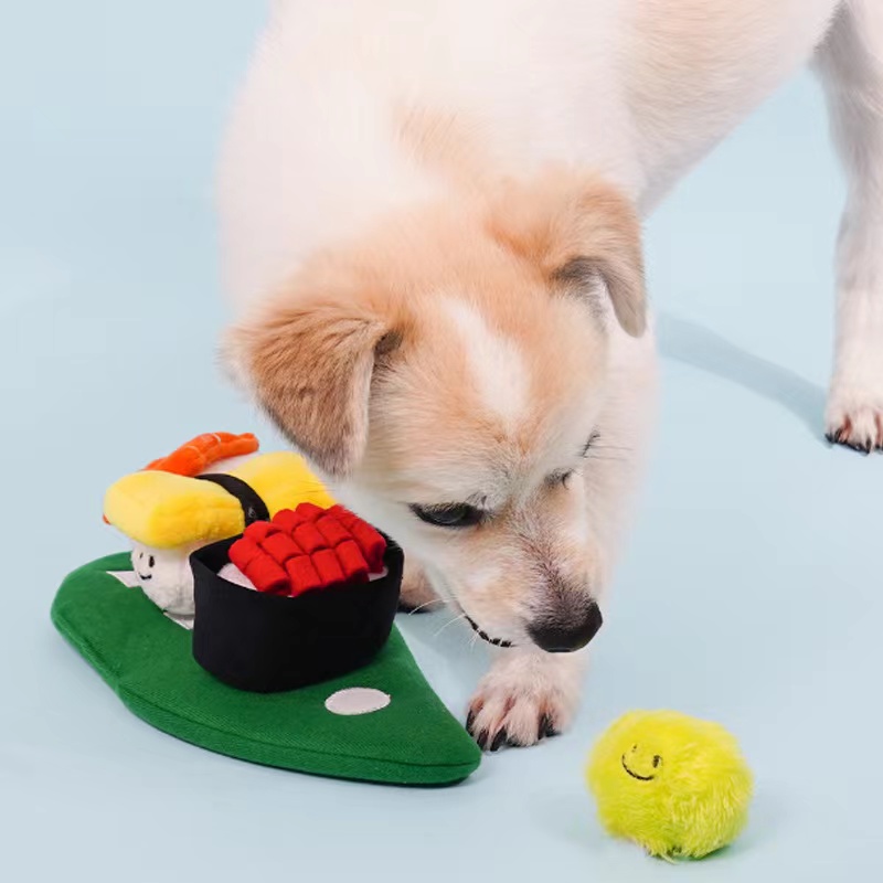犬のおもちゃ おうちで寿司屋さんぬいぐるみ