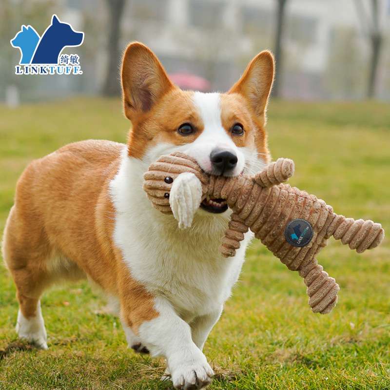 犬のおもちゃ  コーギーが喜ぶ丈夫な動物ぬいぐるみ