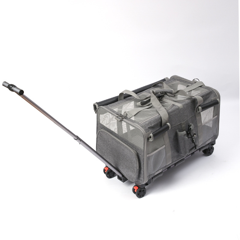 犬バッグ 移動台車付き多機能犬バッグキャリー