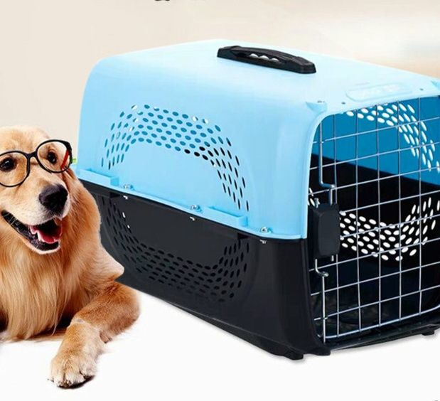 犬バッグ 通気性抜群ハードタイプ犬用ペットキャリーボックス