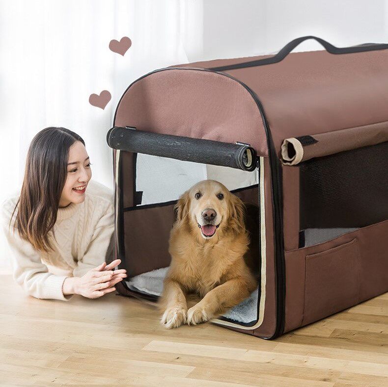 犬バッグ 多機能折りたたみ式四季対応大型犬用ソフトキャリー