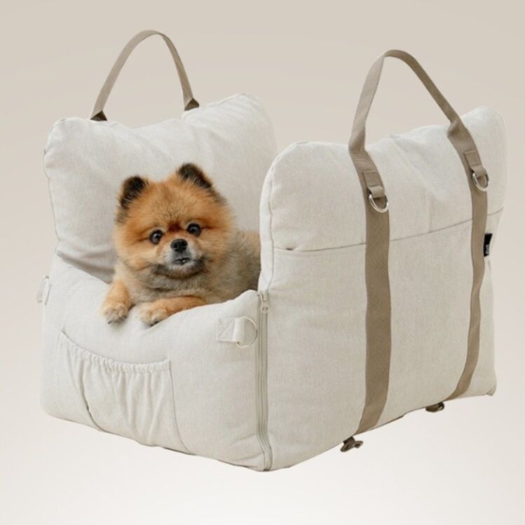 犬バッグ 小型犬用車載安全座席一体型トートバッグ