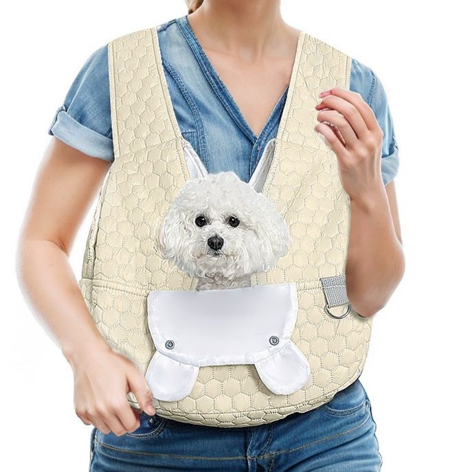 犬バッグ 小型犬用抱っこ紐型ベスト式リュック