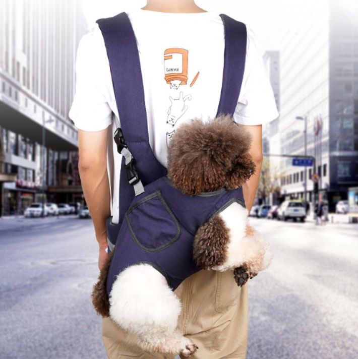 犬バッグ 横向抱っこ式ペット用リュックサック