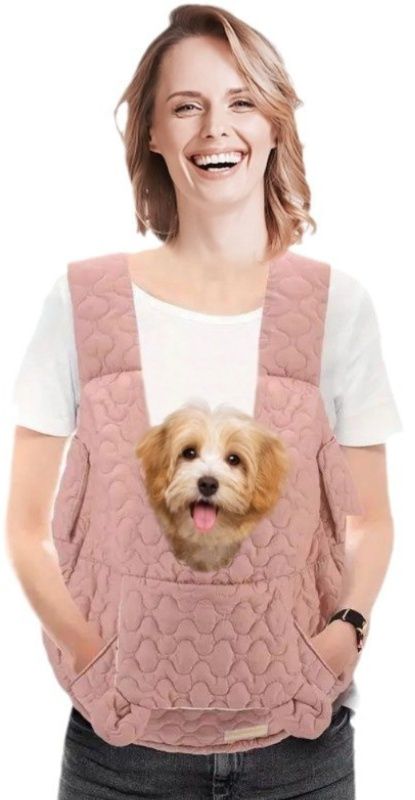 犬バッグ キルティング素材ペット用抱っこ紐ショルダー