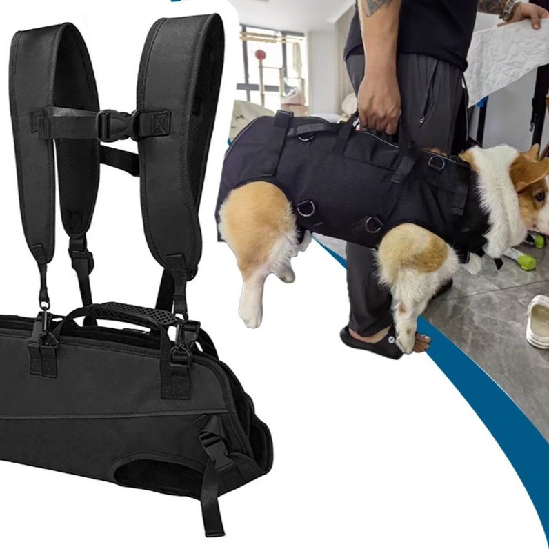犬バッグ 犬用ハーネス一体型ショルダーキャリーバッグ