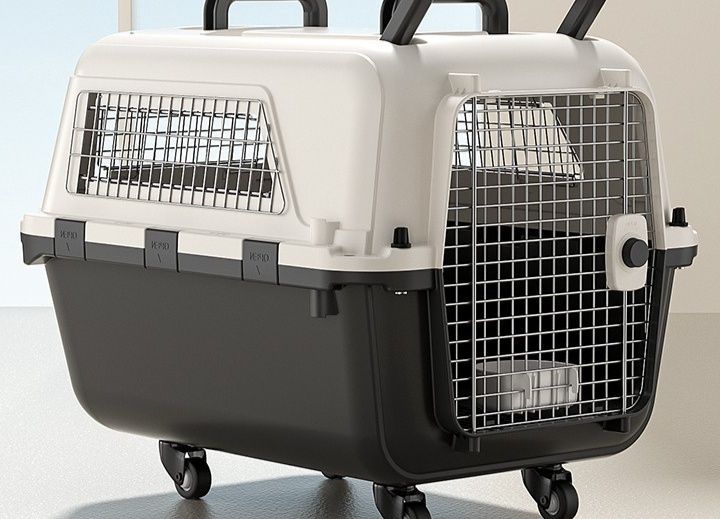 犬バッグ 航空機対応キャスター付き犬用キャリーボックス