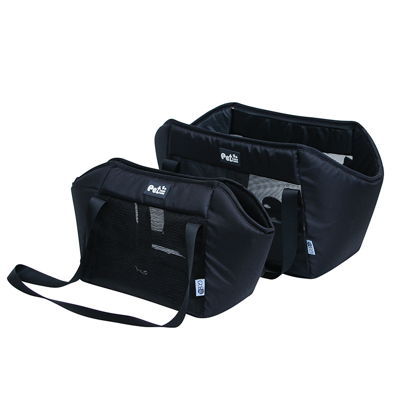 犬バッグ 通気性抜群メッシュ窓付き小型犬用キャリートート