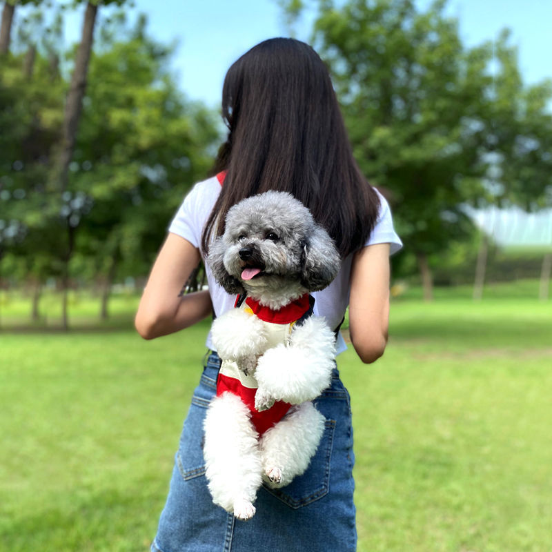 犬バッグ 愛犬と一緒におでかけ前開きペット用リュック