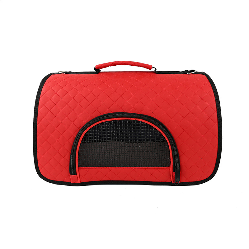 犬バッグ キルティング加工ペットキャリーショルダーバッグ