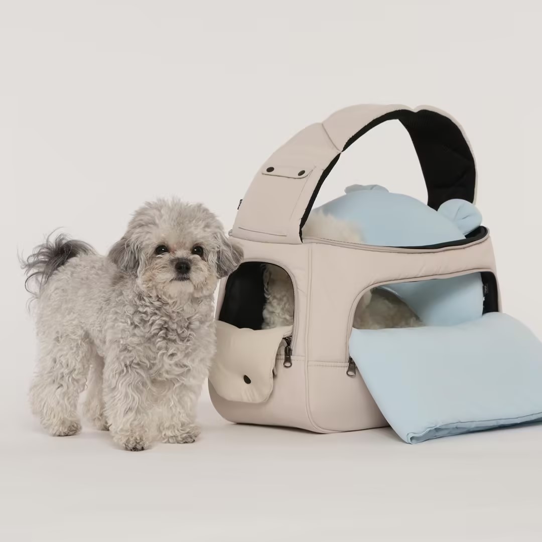 犬バッグ 窓付きドーム型ペットキャリー犬バッグトート