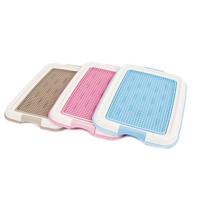 犬トイレ 分解式メッシュ付き三層構造犬用トイレトレー