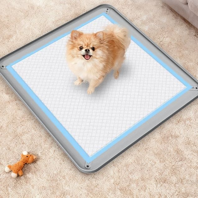 犬トイレ 漏れ防止固定式犬用トイレトレーニングトレー