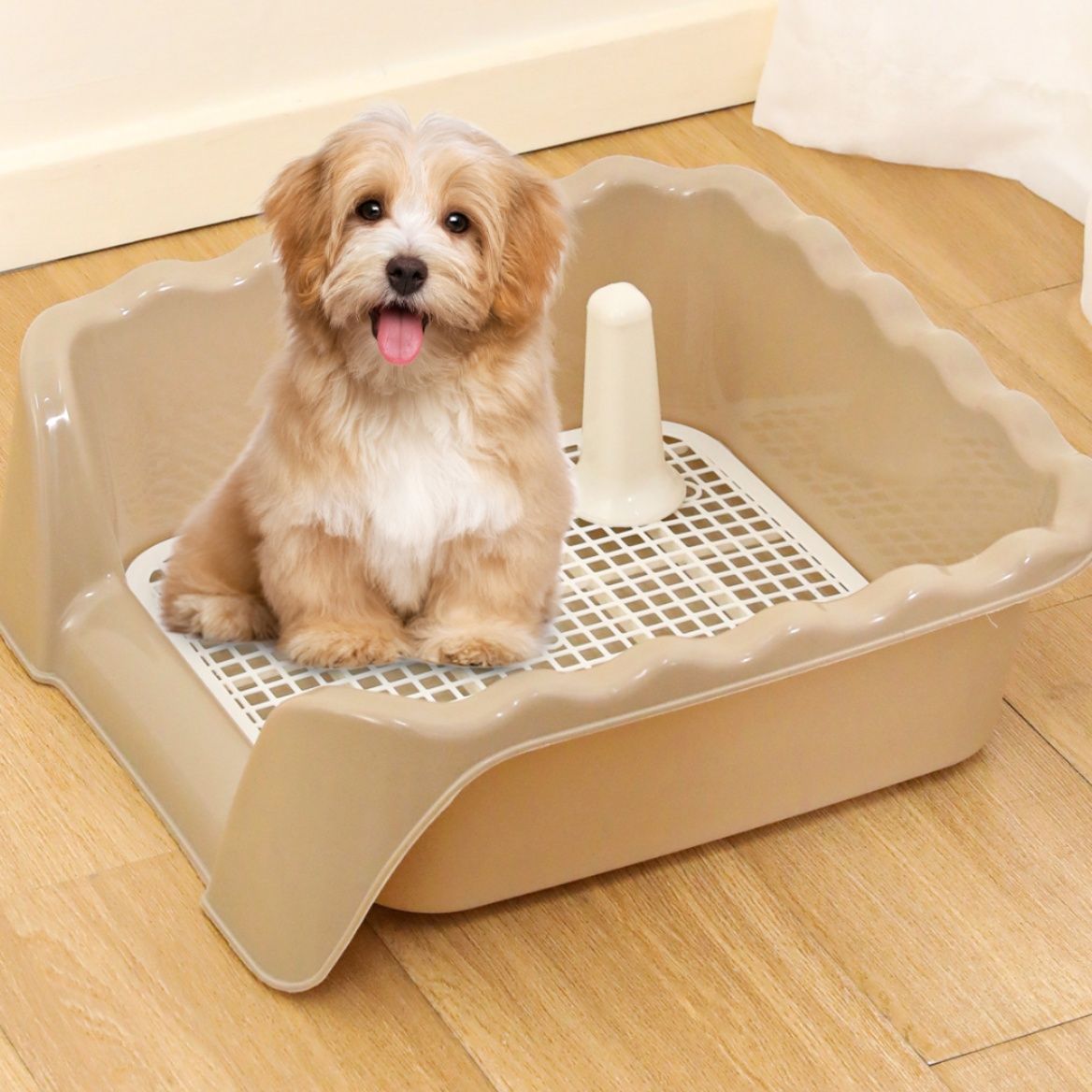 犬トイレ 三面囲い型犬用トイレトレー