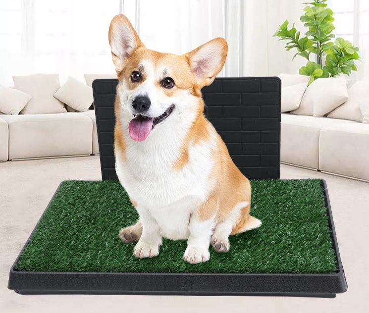 犬トイレ 人工芝付き多層構造犬用トイレトレー