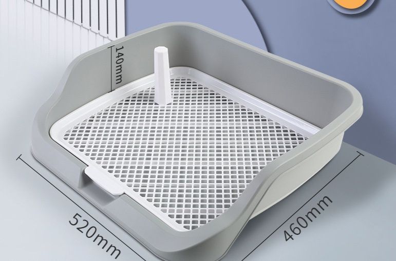 犬トイレ 壁付け固定式メッシュ犬用トイレトレー