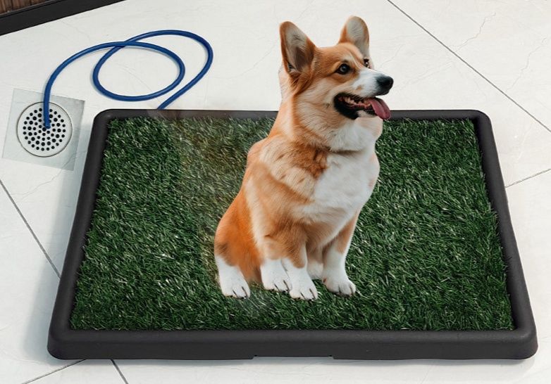 犬トイレ 直接排水式人工芝犬トイレマット