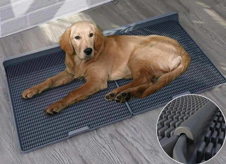 犬トイレ 大型犬用水洗い可能メッシュ式犬トイレトレー